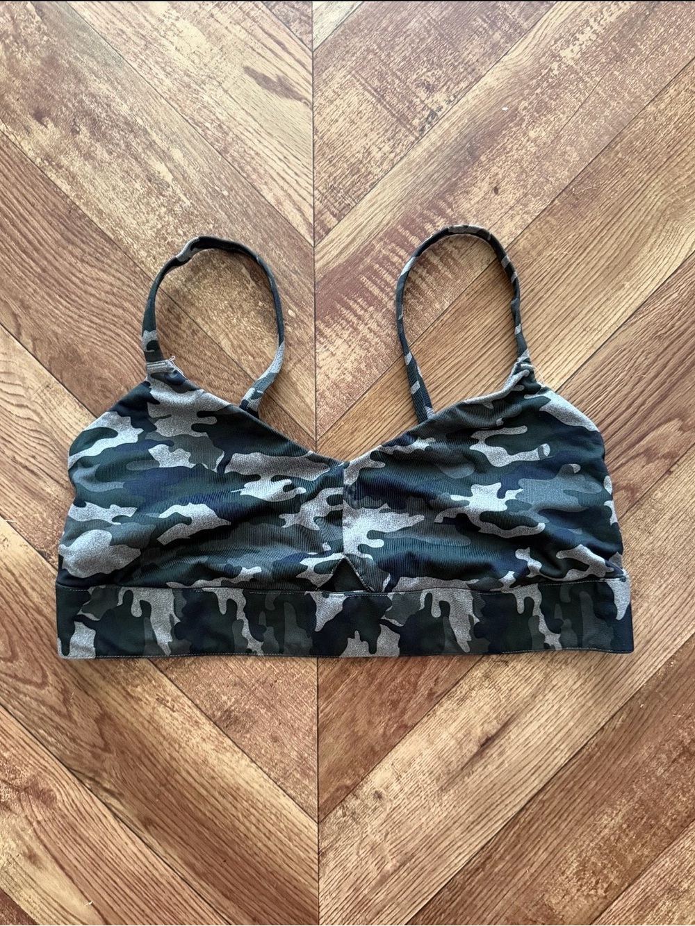 Fabletics Camo Bralette - Women's Stretch Camouflage Bralette